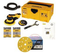 Ponceuse Électrique Mirka Deros 5650CV Set + 50 Schleifsch.& Boîtier Gratuit