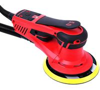 Ponceuse électrique - Ponceuse excentrique - Course de 2,5 mm - 350 W - Moteur sans balais - 10 000 tr/min - Réglage de la vitesse - Avec papier abrasif
