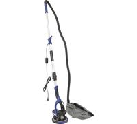 Ponceuse électrique pour cloisons sèches - Ponceuse pour plafonds et murs - 850 W - 800-1800 tr/min - 6 vitesses - LED - Sac à poussière - Tête réglable de 0 à 90° - Vert