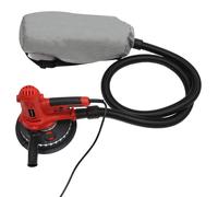 Ponceuse électrique pour plaques de plâtre - 800 W - Vitesse réglable - 220 V - Sac à poussière - Rouge
