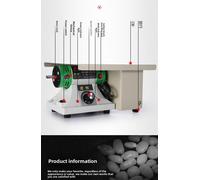 Ponceuse et polisseuse multifonctionnelle de table - TM-3 - 750 W - 220 V CA - 10 000 tr/min - Prise UE - 5,7 kg - Vert