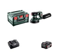 Ponceuse excentrique Ø125 mm 18V SXA 18 LTX 125 BL + 1 batterie 18V 5.2 Ah + 1 Chargeur rapide ASC 145 METABO
