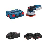 Ponceuse excentrique Ø125 mm GEX 18V-125 + 2 batteries Procore 18V 4 Ah + 1 chargeur GAL 18V-40 BOSCH