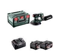Ponceuse excentrique Ø150 mm 18V SXA 18 LTX 150 BL + 2 batteries 18V 5,2 Ah + Chargeur rapide ASC 145 METABO