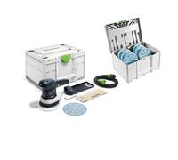 Ponceuse excentrique Ø150 mm ETS 150/3 EQ-Plus + Systainer de 120 abrasifs FESTOOL