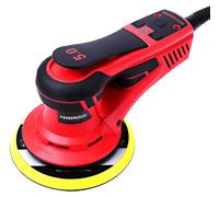 Ponceuse excentrique 150 mm - Ponceuse palme - 350 W - Moteur sans balais - Vitesse de rotation réglable de 4 000 à 10 000 tr/min - Faibles vibrations - 110 V - Rouge