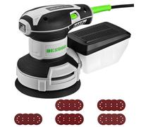 Ponceuse excentrique 300 W - 20 disques abrasifs - 6 vitesses - 14000 tr/min