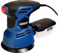 Ponceuse excentrique aléatoire, puissance 350W, vitesse variable, taille du plateau de ponçage 125mm, bleu