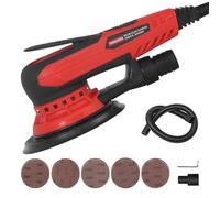 Ponceuse Excentrique Électrique 150mm Orbitale Ø5.0mm 350W Sans Balais | 4000-10000 Tr/min, 6 Vitesses Polisseuse Orbitale pour Bois, Métal et Carrosserie