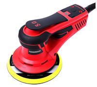 Ponceuse excentrique électrique - 350 W - Moteur sans balais - 10 000 tr/min - Vitesse variable - Course de ponçage de 5,0 mm - Avec papier abrasif