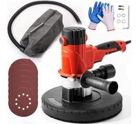 Ponceuse excentrique Mophorn 225 mm, outil de ponçage 1200 W, ponceuse 1200-2500 tr / min avec sac à vide, gants, lunettes de protection