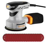 Ponceuse excentrique - Ponceuse orbitale - 300 W - 6 vitesses - 16 disques abrasifs 125 mm