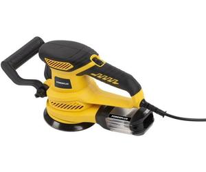 Ponceuse Excentrique Powerplus 450W, Ø 125 mm, Bac de Récupération de Poussière, Système Auto-agrippant