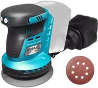 Ponceuse Excentrique Sans Fil 18V, Dedra Sas+All Ded7062 125Mm, Sans Balais