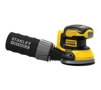 Stanley - Ponceuse excentrique 18V sans fil 125 mm, sans batterie ni chargeur SFMCW220B-XJ