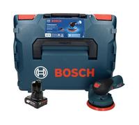 Bosch GEX 12V-125 Professional Ponceuse excentrique sans fil 12 V 125 mm brushless + 1x Batterie 6,0 Ah + L-Boxx - sans chargeur