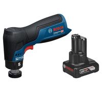 Ponceuse excentrique sans fil Bosch GEX 12V-32, 12 V, diamètre de 32 mm, moteur sans balais + 1 batterie 6,0 Ah - sans chargeur