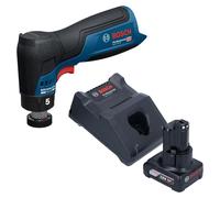 Ponceuse excentrique sans fil Bosch GEX 12V-32, 12 V, diamètre de 32 mm, moteur sans balais, incluant 1 batterie 6,0 Ah et 1 chargeur