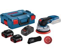 Ponceuse excentrique sans fil GEX 18V-125 Bosch / 2x batterie 5,0 Ah + chargeur en boîte L