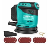 Ponceuse excentrique sans fil - MAWIRON - Ø125 mm - 6 vitesses - 300 W - Compatible Makita 18V