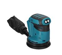 Ponceuse excentrique sans fil,ponceuse électrique avec 6 niveaux réglables,diamètre 125 mm,12 000 tr/min,ponceuse et ponceuse multifonctionnelle adaptée au cirage et au polissage du bois et du métal