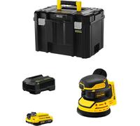 Ponceuse excentrique STANLEY FatMax SFMCW220D1T (1 x 2,0 Ah + chargeur + TSTAK VI)