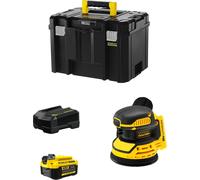 Ponceuse excentrique STANLEY FatMax SFMCW220M1T (1 x 4,0 Ah + chargeur + TSTAK VI)