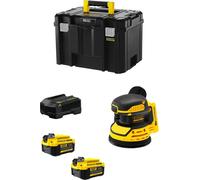 Ponceuse excentrique STANLEY FatMax SFMCW220M2T (2 x 4,0 Ah + chargeur + TSTAK VI)