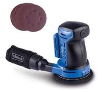 Scheppach Ponceuse excentrique sans fil C-OBS125-X 20V Démarrage progressif | Plateau Ø125mm | Circuit oscillant 2mm | Poignée Softgrip & Aspiration des poussières | Sans batterie ni chargeur
