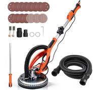 Ponceuse Girafe 850 W Ponceuse Mur et Plafond Tuyau d'Aspiration pour Plaques Plâtre Cloisons Sèches Plaquiste 800-1700 tr/min