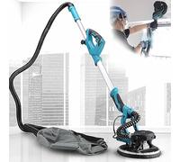 Ponceuse Girafe avec Système D'aspiration Automatique1800w, 5 Vitesses,1000-2100rpm, Ponceuse Murale électrique Pliable, avec Lumière LED, Poignée Pliable Et Sac D'aspiration,50PCSsandpaper