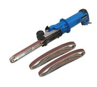 PONCEUSE, LIME ELECTRIQUE BANDE ETROITE + 10 BANDES ABRASIVES