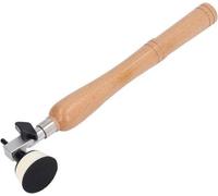 Ponceuse manuelle avec poignée en bois | Ponceuse réglable | Système de ponçage réglable | 50 disques de ponçage