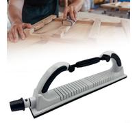Ponceuse manuelle pliable 70 x 400 mm, bloc de ponçage flexible réglable, profils complexes, poignée ergonomique, travail du bois et polissage du métal