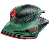 Ponceuse Multi Bosch PSM 100 A, Coffret Plastique, 3 Feuilles Abrasives (G80, G120, G160)