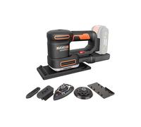 Worx Ponceuse multifonction sans fil 20V WX820.9 – Basic avec accessoires, sans batterie ni chargeur