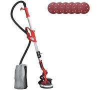 Ponceuse murale et de plafond pliable, 750 W, éclairage LED, 6 disques