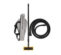 Mirka DecoSander Ponceuse manuelle pour murs et plafonds avec manche télescopique pour une finition lisse, construction à sec, travaux de détail/Pour bandes abrasives 80x230mm / Auto-agrippant