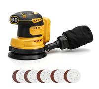 Ponceuse orbitale aléatoire sans fil 125 mm compatible avec batterie Dewalt