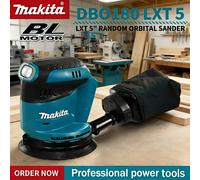 Ponceuse orbitale aléatoire sans fil Makita DBO180Z 18V pour le travail du bois, le ponçage de la mastic, le bricolage et l'utilisation professionnelle (outil nu) No battery