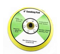 Ponceuse Orbitale Disque Support 125mm M8 Pneumatique(6 inch) | Compatible ponceuse DA, filetage M8, diamètre 125mm, pour idéal pour bois et métal, rotation stable vibration