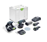 Ponceuse orbitale Festool ES-ETSC 125 3,0 I-Plus 18 V; 2x3,0 Ah accu.