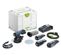 Ponceuse excentrique sans fil ETSC 125 3,0 I-Set - FESTOOL - avec 2 Batteries 18V 3.0Ah - chargeur - Systainer - 578142