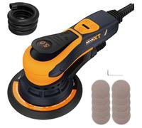 Ponceuse orbitale MAXXT 150 mm (5,0 mm) 350W sans balais - 6 vitesses, frein 2s, aspiration, 10 abrasifs