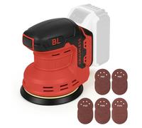 Ponceuse orbitale sans fil avec 3 vitesses et 25 feuilles abrasives