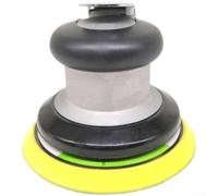 Ponceuse pneumatique de 12,7 cm pour cirage de voiture en métal, bois avec design excentrique, ponceuse orbitale pneumatique haute meuleuse outil d'élimination de la rouille 16,5 cm jaune, noir