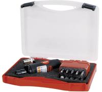 RUKO Ponceuse pneumatique 1/4 (6,3 mm) 6,2 bar avec accessoires et mallette