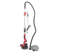 Ponceuse pour cloisons sèches - Ponceuse à long manche pour murs et plafonds - 850 W - 220 V - Vitesse de rotation 800–1800 tr/min, réglable - Télescopique - Aspiration des poussières - Éclairage LED