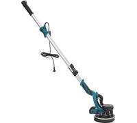 Ponceuse pour cloisons sèches - Ponceuse excentrique - 850W - 800-1800 tr/min - 6 vitesses - Lumière LED - Sac à poussière - Lake Blue