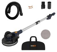 Ponceuse pour plaques de plâtre, ponceuse murale - Ponceuse excentrique pour plaques de plâtre 400W - Moteur sans balais - Plateau de ponçage de 225 mm - Course de 5 mm - 1200 tr/min - 220V